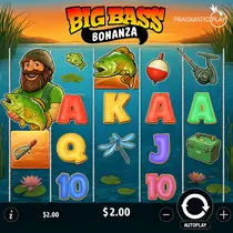 Playio - Big Bass Bonanza Slot Game - Free Spins and Multipliers